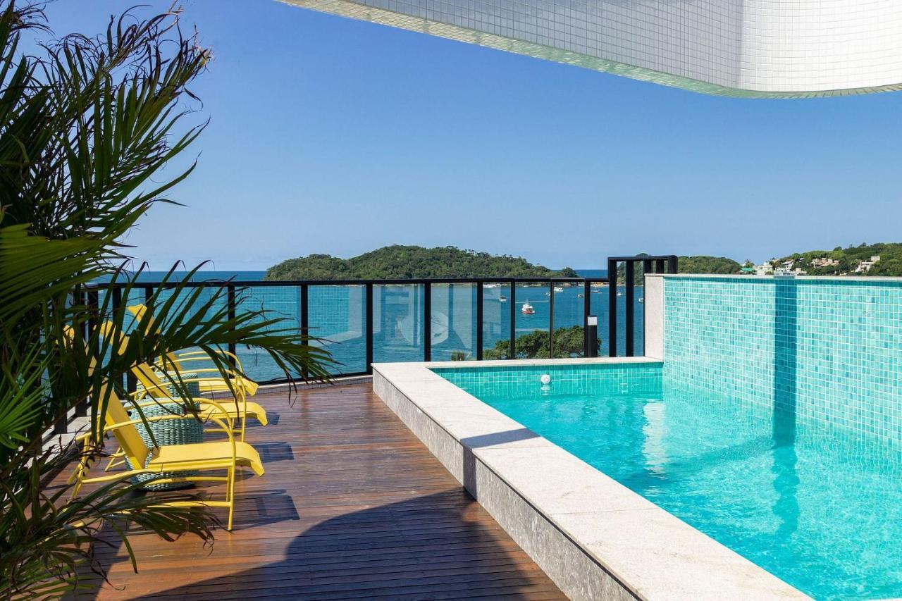 Aion Suites 303 - Lindo Apartamento Com Vista Para O Mar, A 60M Da Praia De Bombinhas, Com Piscina E Academia No Rooftop. ภายนอก รูปภาพ