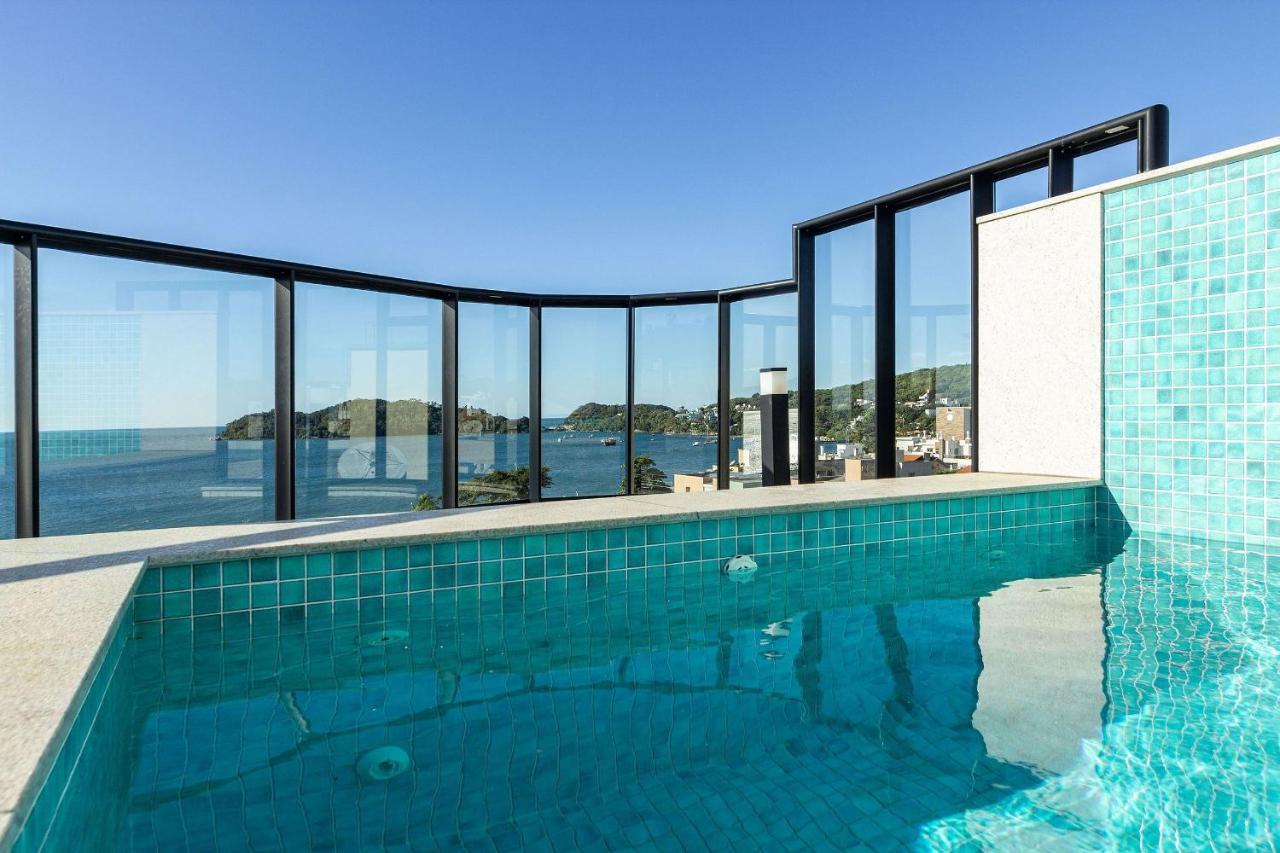 Aion Suites 303 - Lindo Apartamento Com Vista Para O Mar, A 60M Da Praia De Bombinhas, Com Piscina E Academia No Rooftop. ภายนอก รูปภาพ