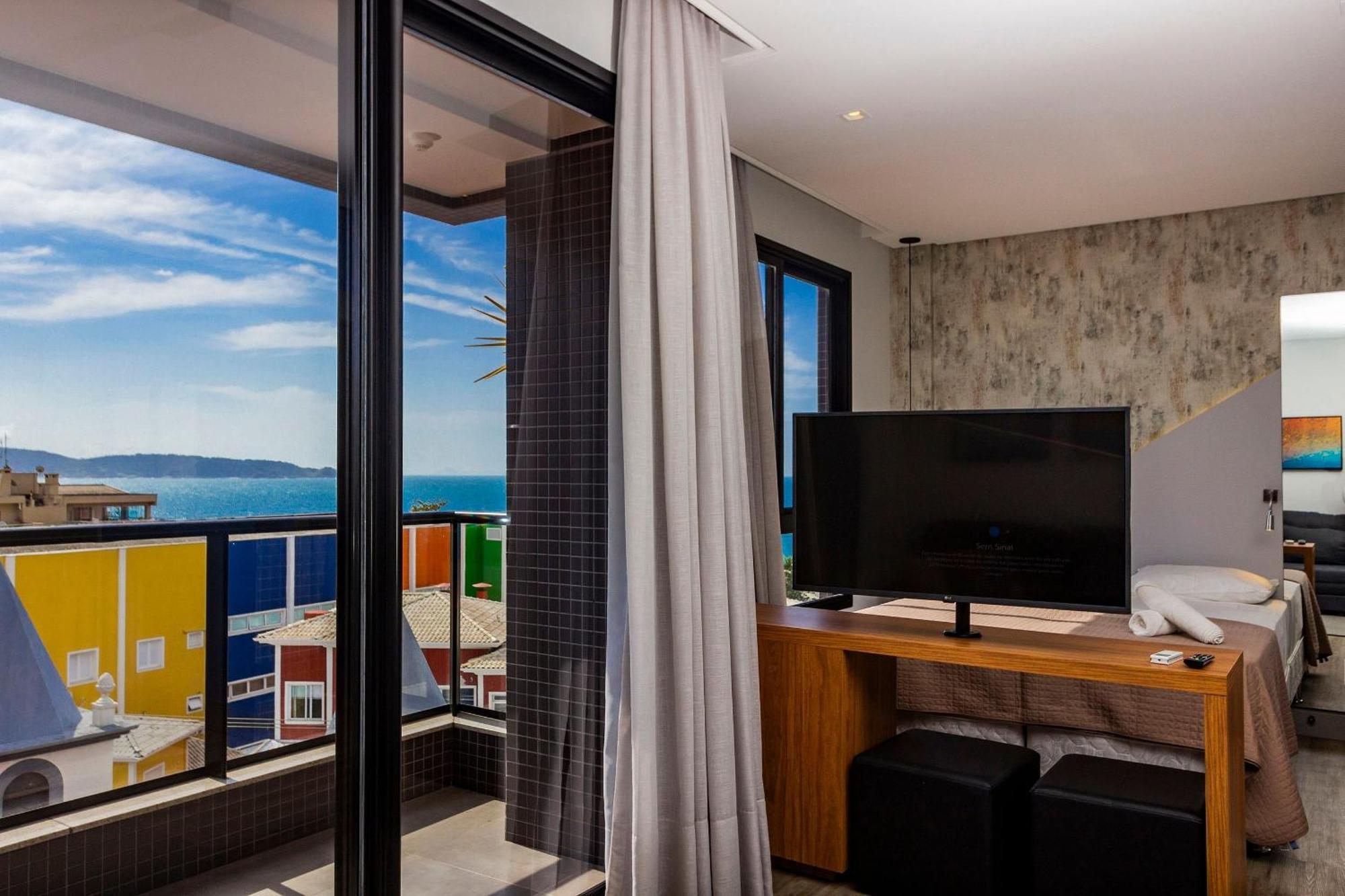 Aion Suites 303 - Lindo Apartamento Com Vista Para O Mar, A 60M Da Praia De Bombinhas, Com Piscina E Academia No Rooftop. ภายนอก รูปภาพ