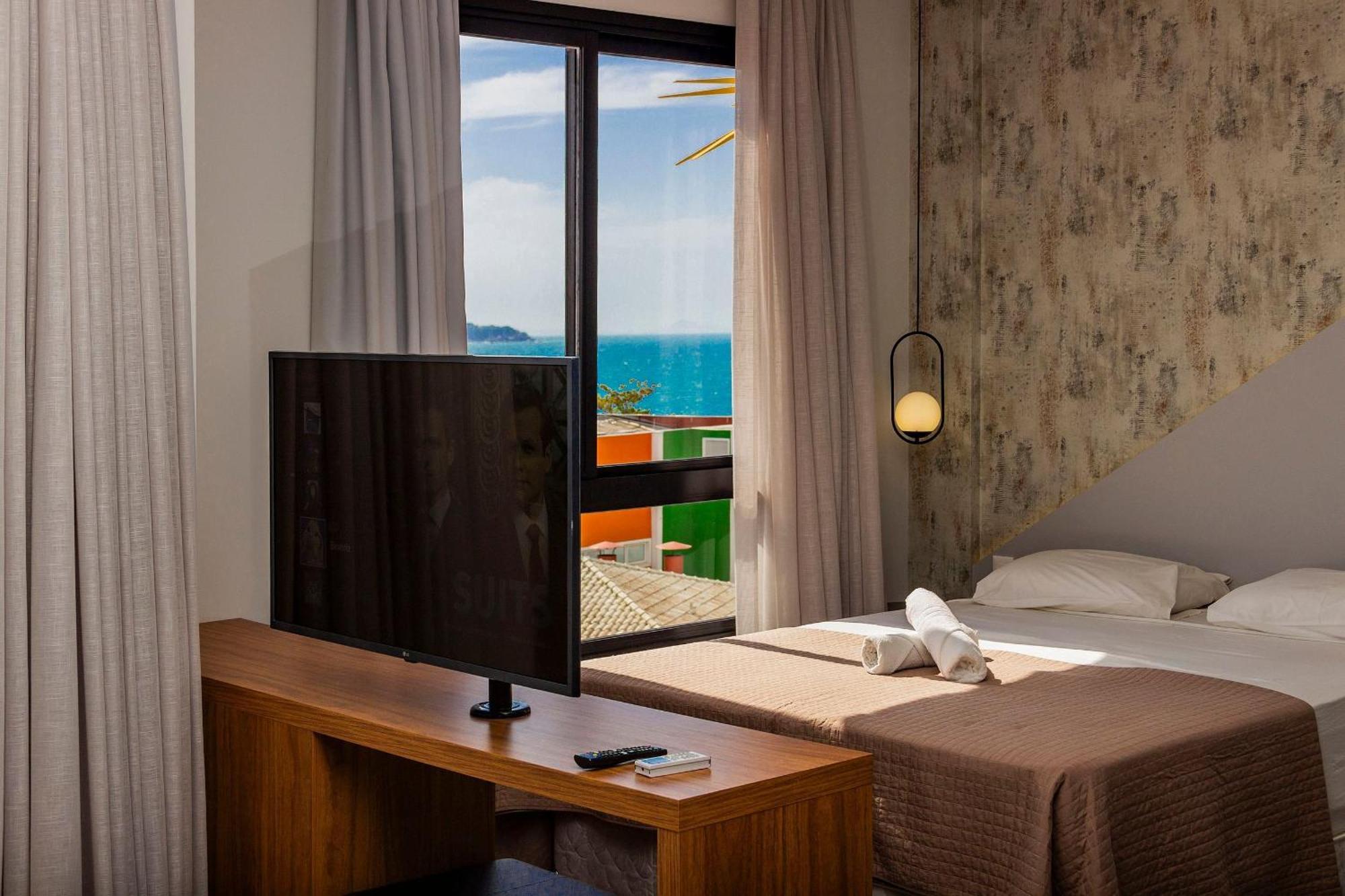 Aion Suites 303 - Lindo Apartamento Com Vista Para O Mar, A 60M Da Praia De Bombinhas, Com Piscina E Academia No Rooftop. ภายนอก รูปภาพ