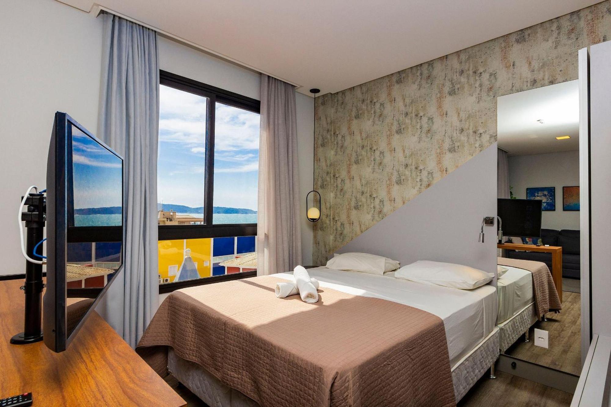 Aion Suites 303 - Lindo Apartamento Com Vista Para O Mar, A 60M Da Praia De Bombinhas, Com Piscina E Academia No Rooftop. ภายนอก รูปภาพ